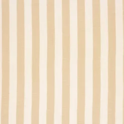 Musselin Stoff Baumwollstoff Streifen beige ecru 1,50m Breite