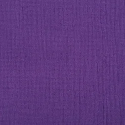 Musselin Stoff Bio Baumwolle einfarbig lila 1,30m Breite