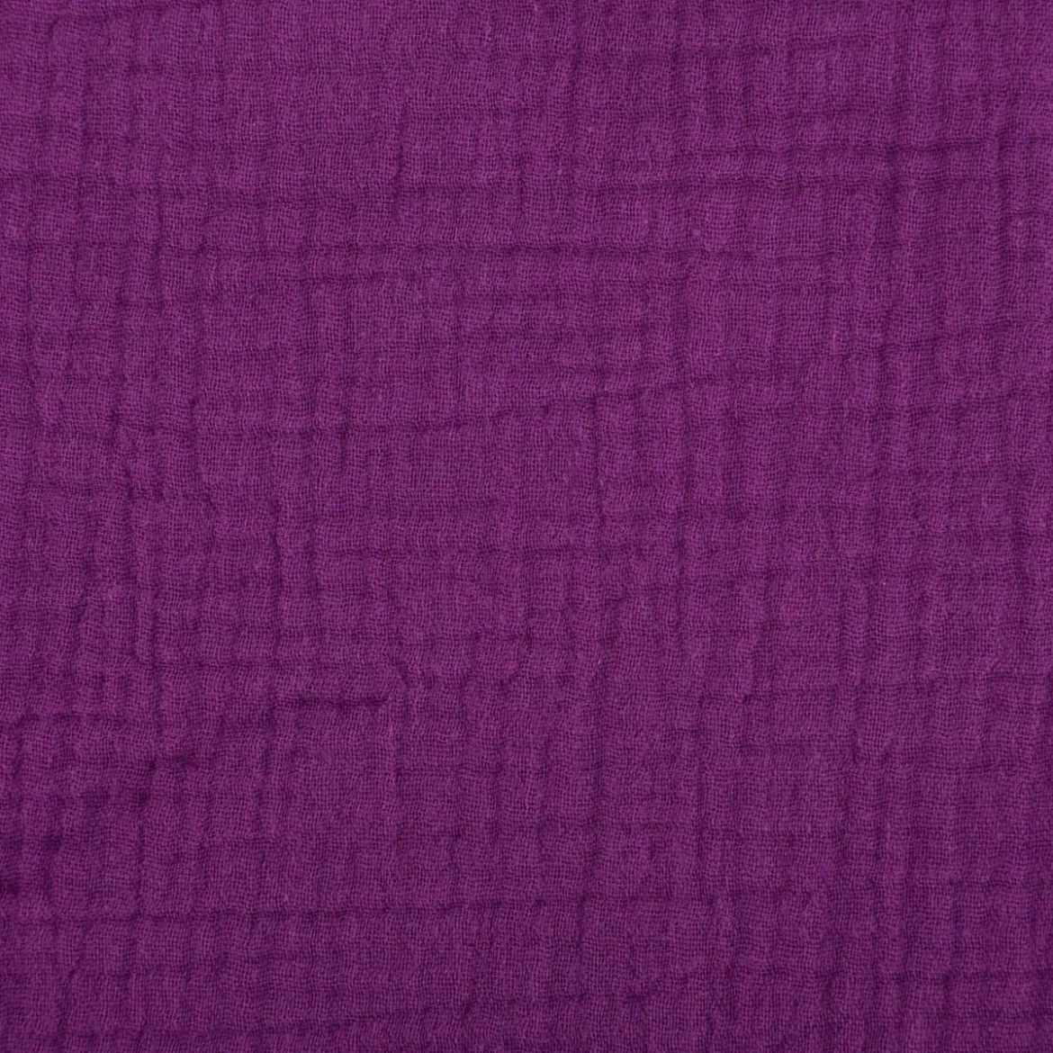 Musselin Stoff Bio Baumwolle einfarbig aubergine 1,30m Breite