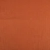 Musselin Stoff Bio Baumwolle einfarbig Cognac Braun 1,30m Breite