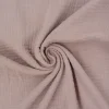 Musselin Stoff Bio Baumwolle einfarbig rauch rosa 1,30m Breite