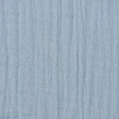 Musselin Stoff Bio Baumwolle einfarbig babyblau 1,30m Breite