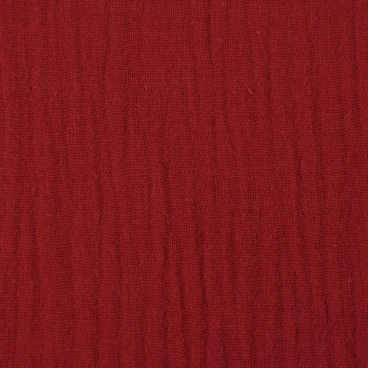 Musselin Stoff Bio Baumwolle einfarbig himbeer rot 1,30m Breite