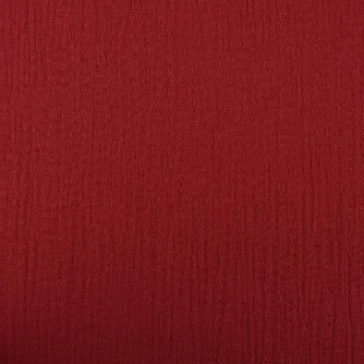 Musselin Stoff Bio Baumwolle einfarbig himbeer rot 1,30m Breite