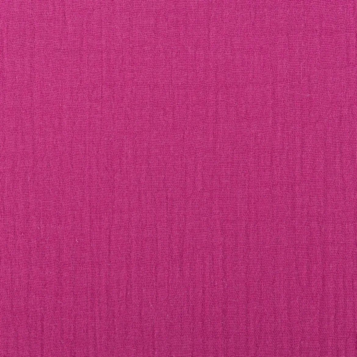 Musselin Stoff Double Gauze einfarbig dunkel pink 1,35m Breite