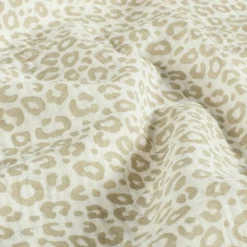 Musselin Stoff Panther wollweiß beige 1,50m Breite