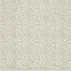 Musselin Stoff Panther wollweiß beige 1,50m Breite