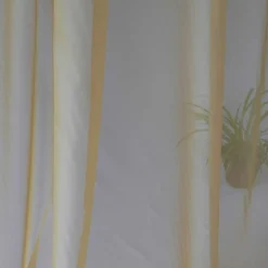 14m Voile Voilestore Gardinen Stoff gelb