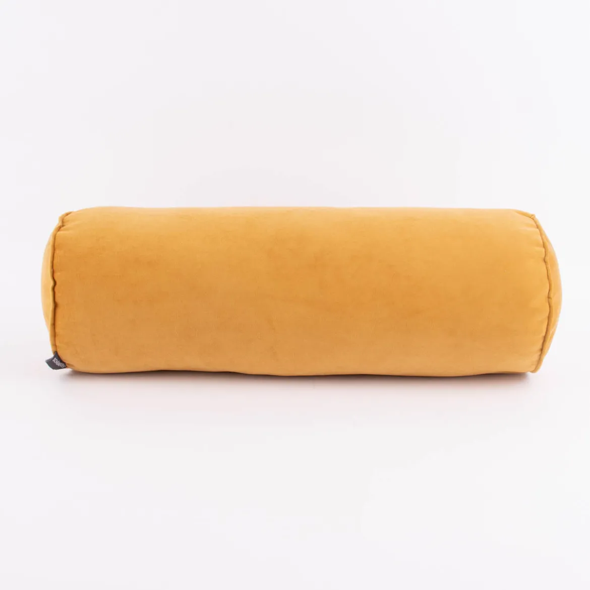 Nackenrolle aus Samt Le Velvet mit Kederumrandung honiggelb 20x55cm von SCHÖNER LEBEN.