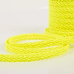 Neonborte Flechtborte neon gelb 1,5cm Breite