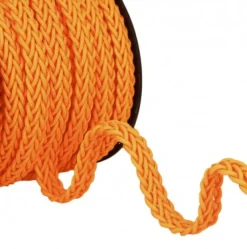 Neonborte Flechtborte neon orange 1,5cm Breite