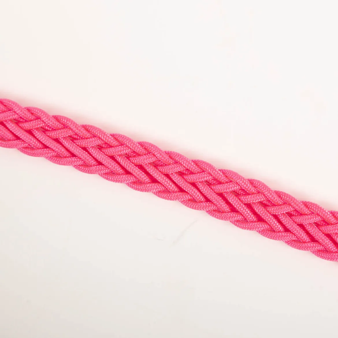 Neonborte Flechtborte neon pink 1,5cm Breite