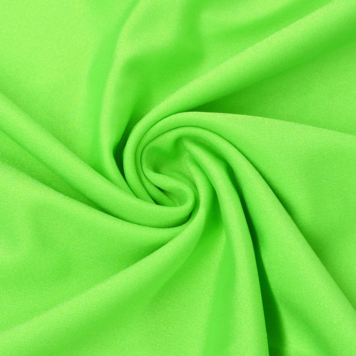 Nylonstoff elastisch uni neon grün 1,5m Breite