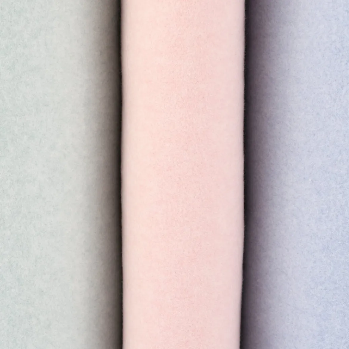 Organic Baumwoll-Fleece Bio-Fleece einfarbig hellblau meliert