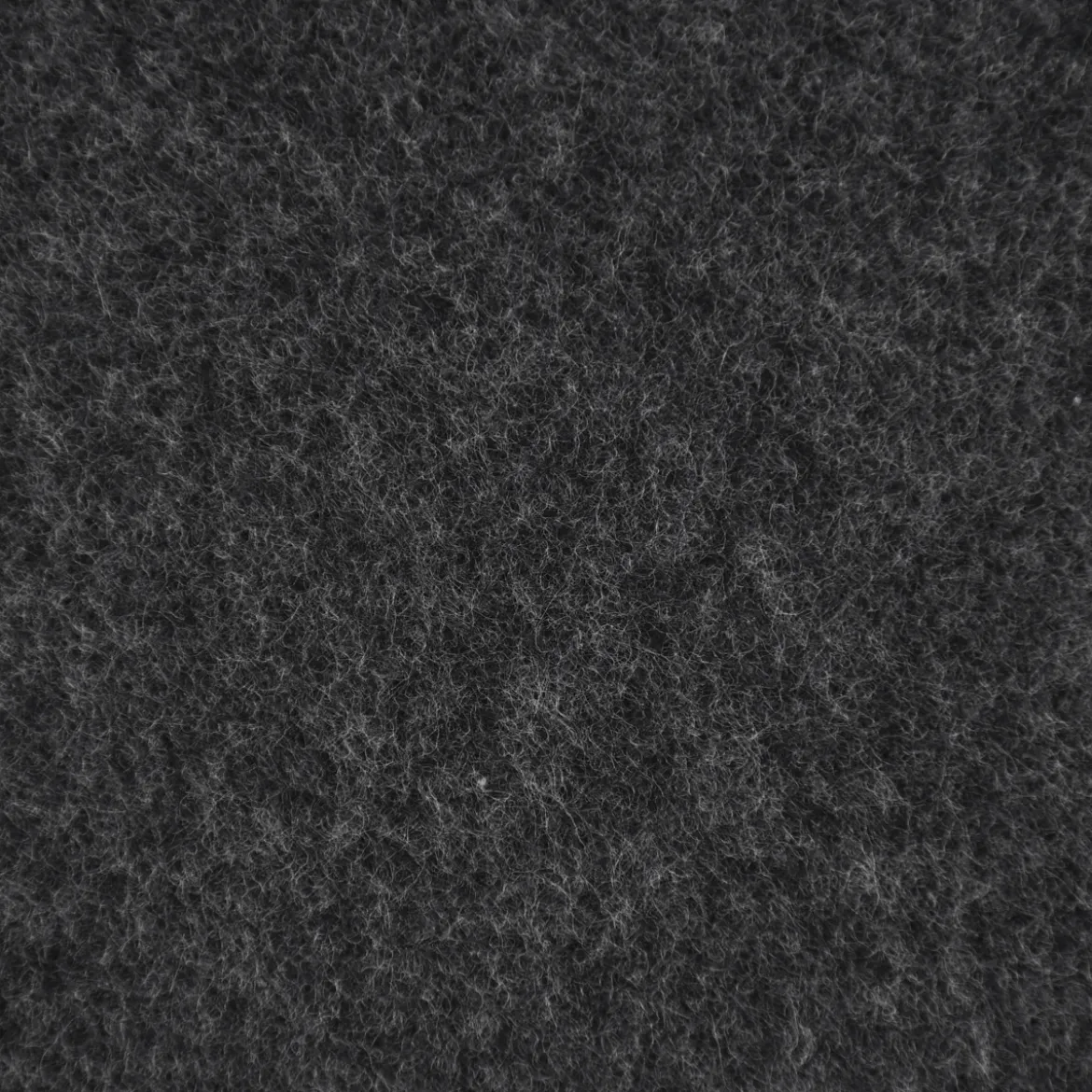 Organic Baumwoll-Fleece Bio-Fleece einfarbig dunkelgrau meliert