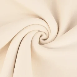 Organic Baumwoll-Fleece Bio-Fleece einfarbig creme
