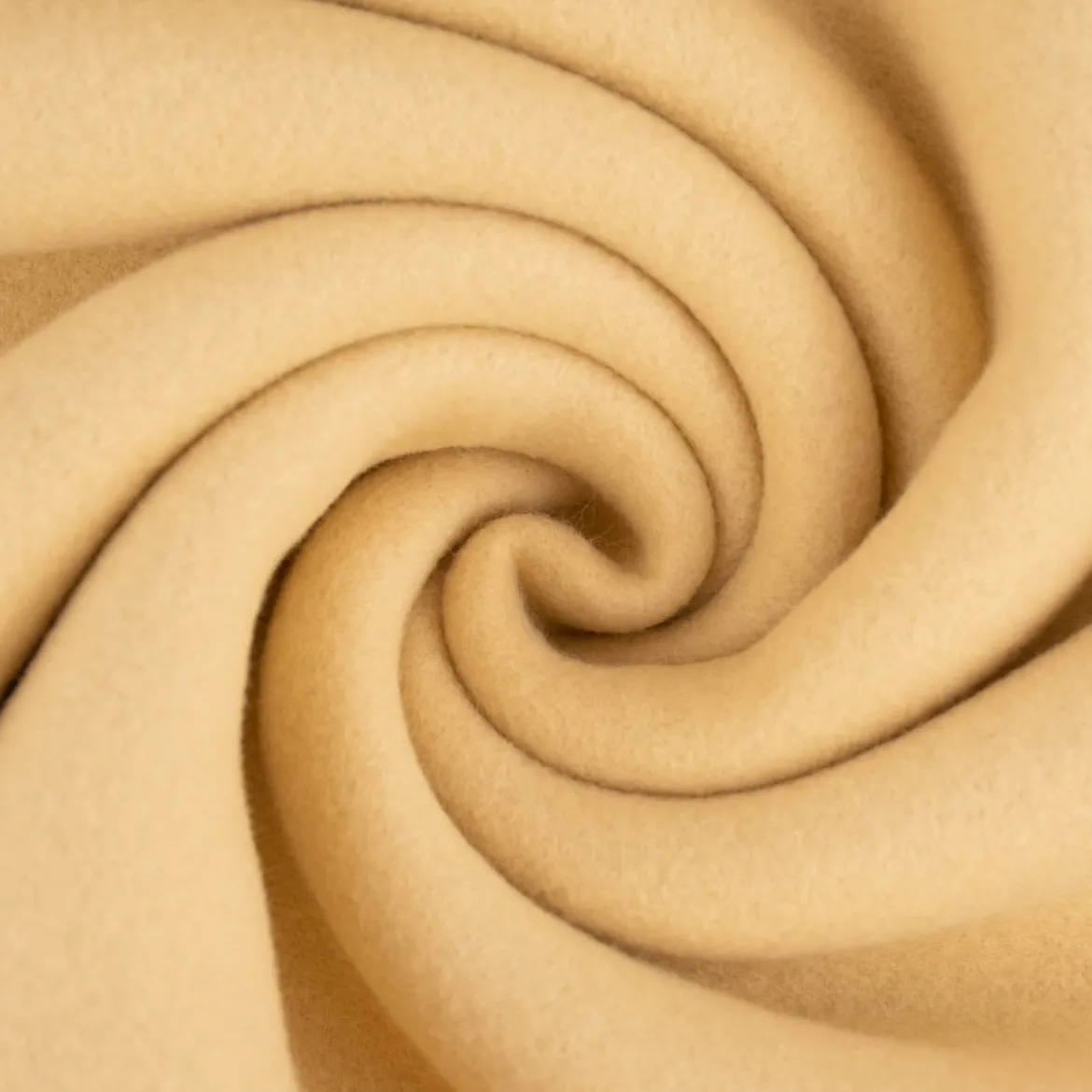 Organic Baumwoll-Fleece Bio-Fleece einfarbig pastellgelb 1,45m Breite