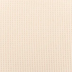 Organic Bio Waffeljerseystoff Waffelstrick Naturals Baumwolle einfarbig natur 1,45m Breite