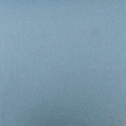 Organic Bio Waffeljerseystoff Waffelstrick Baumwolle einfarbig rauch blau 1,45m Breite