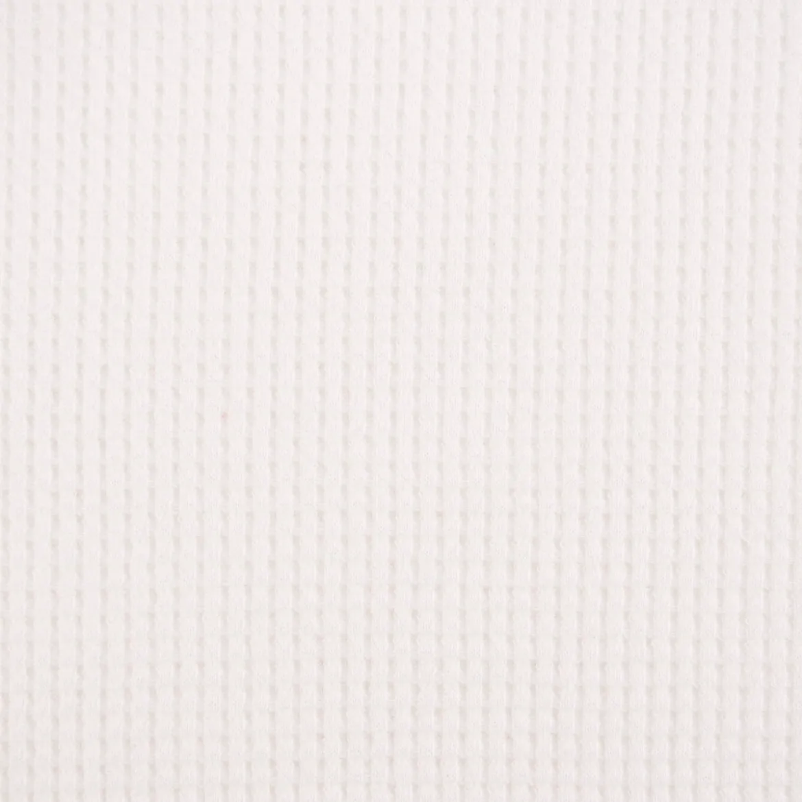 Organic Bio Waffeljersey Waffelstrick einfarbig creme 1,45m Breite