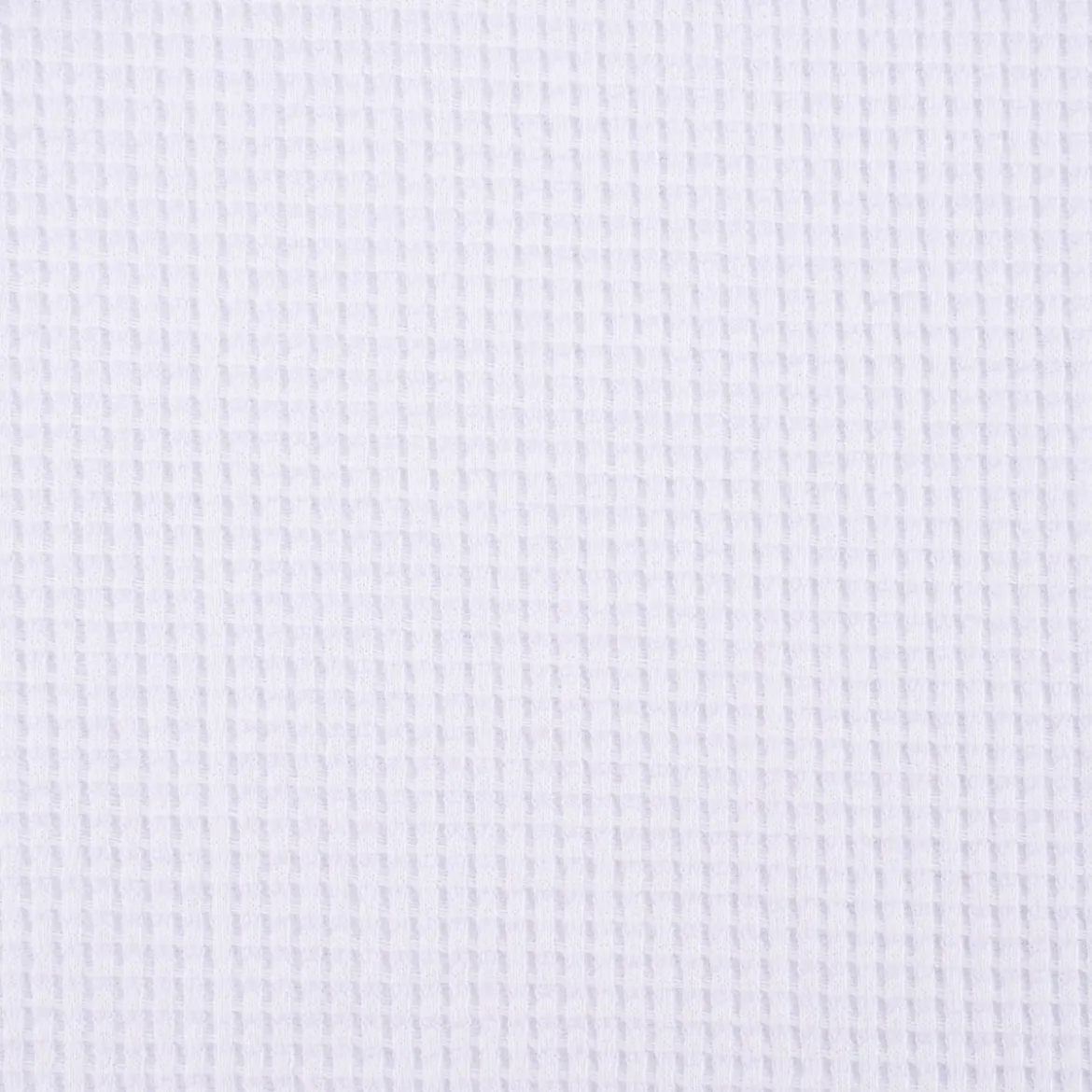 Organic Bio Waffeljersey Waffelstrick einfarbig weiß 1,45m Breite