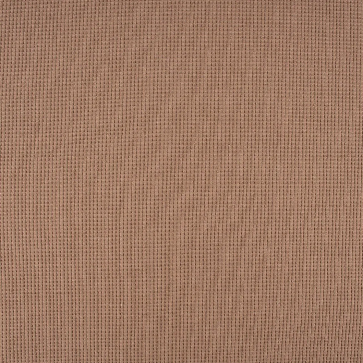 Organic Bio Waffeljersey Waffelstrick einfarbig taupe 1,45m Breite