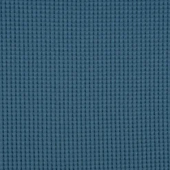 Organic Bio Waffeljersey Waffelstrick einfarbig jeansblau 1,45m Breite