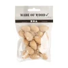 Osterdeko Mini-Eier aus Holz 20Stk 25x15mm von Creativ Company
