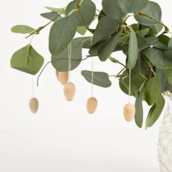 Osterdeko Mini-Eier aus Holz 20Stk 25x15mm von Creativ Company