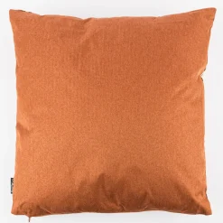 Outdoor Kissen aus Kunstfaser Palmen abstrakt braun schwarz creme 45x45cm