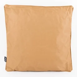 Outdoor Kissen aus Kunstfaser mit Kederumrandung einfarbig braun 45x45cm