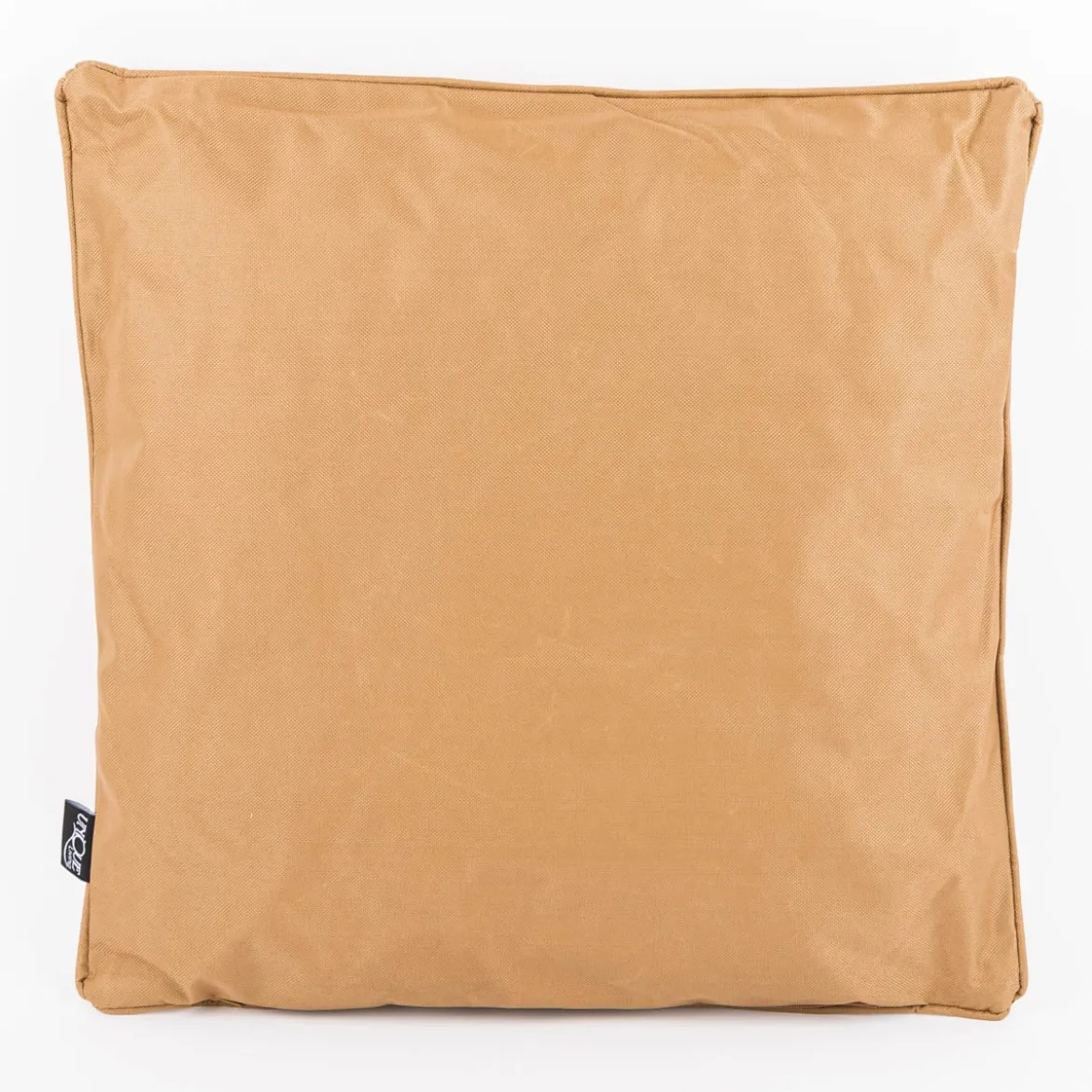 Outdoor Kissen aus Kunstfaser mit Kederumrandung einfarbig braun 45x45cm