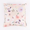 Outdoor Kissen Blüten Blumen apricot hellgrün weiß 45x45cm