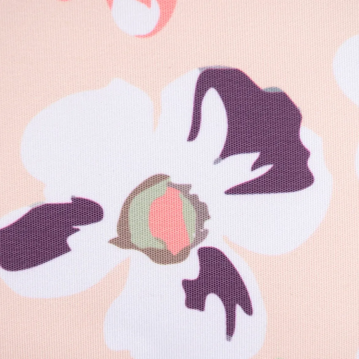 Outdoor Kissen Blüten Blumen apricot hellgrün weiß 45x45cm