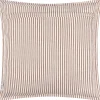 Outdoor Kissenhülle Hayle Streifen wendbar pekannuss braun 50x50cm