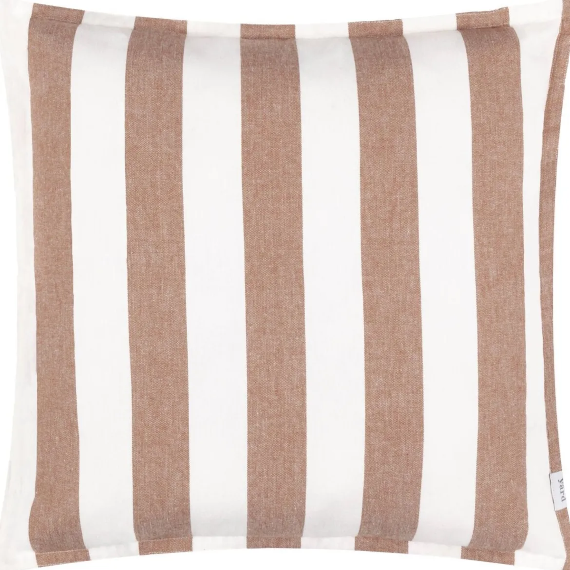 Outdoor Kissenhülle Hayle Streifen wendbar pekannuss braun 50x50cm