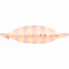 Outdoor Kissenhülle Palm Royale Streifen Rüschen pink gelb 50x50cm
