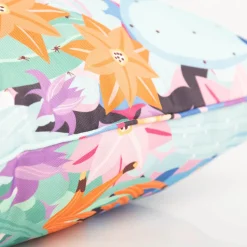 Outdoor Kissen Kakteen Blumen blau bunt 50x50cm