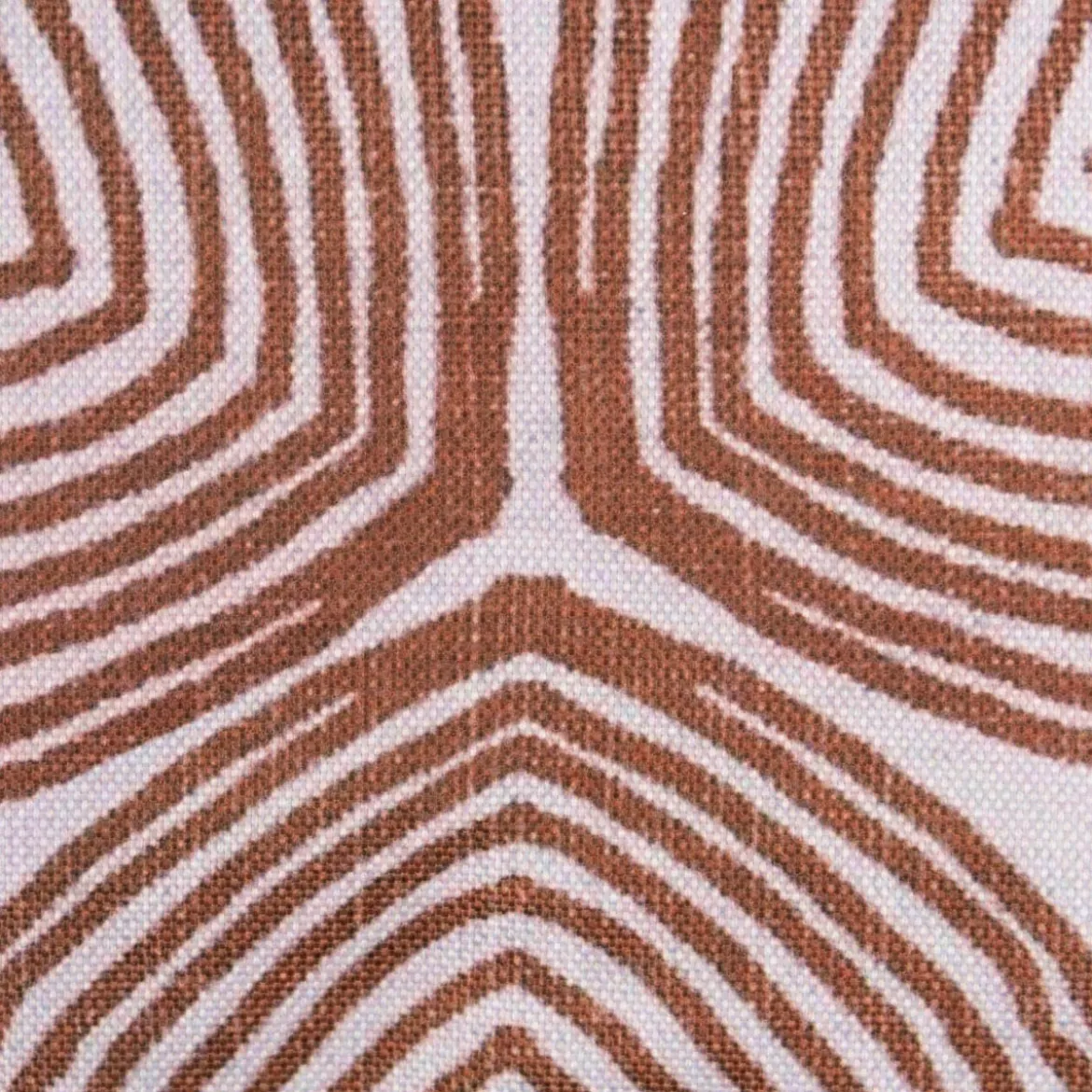 Outdoor Kissen Kreise abstrakt natur braun beige 45x45cm