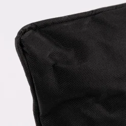 Outdoor Kissen mit Kederumrandung einfarbig schwarz 45x45cm