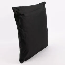 Outdoor Kissen mit Kederumrandung einfarbig schwarz 45x45cm