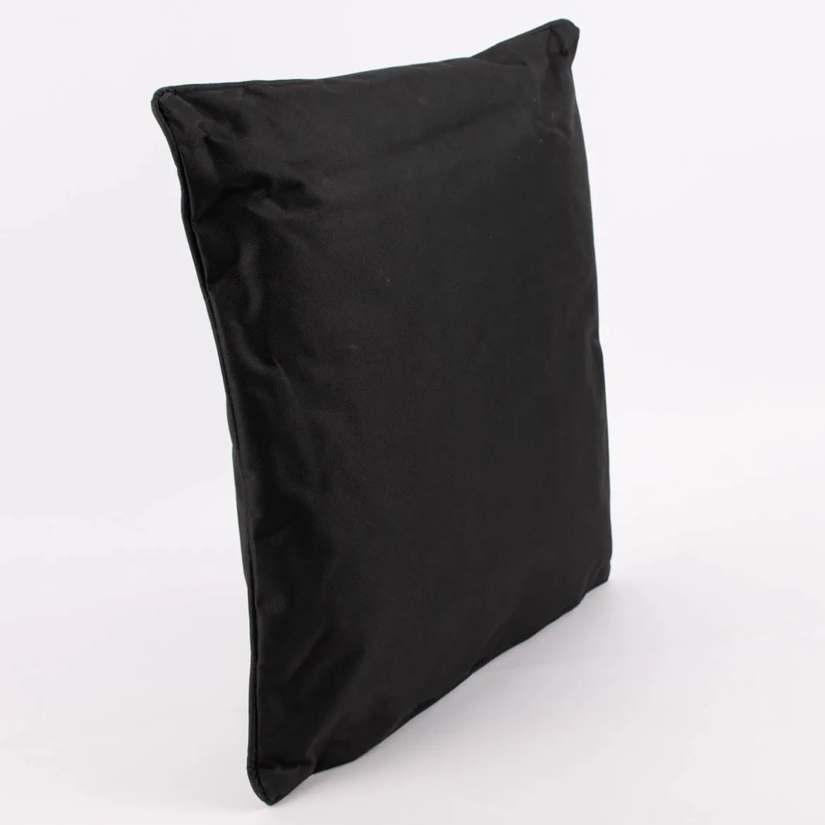 Outdoor Kissen mit Kederumrandung einfarbig schwarz 45x45cm