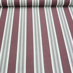 Outdoor Markisenstoff Gartenmöbelstoff Toldo Streifen dunkelrot