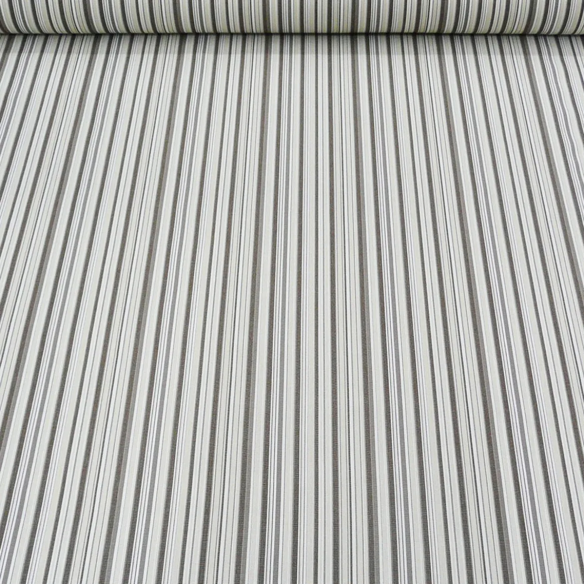 Outdoor Markisenstoff Gartenmöbelstoff Toldo Streifen braun creme