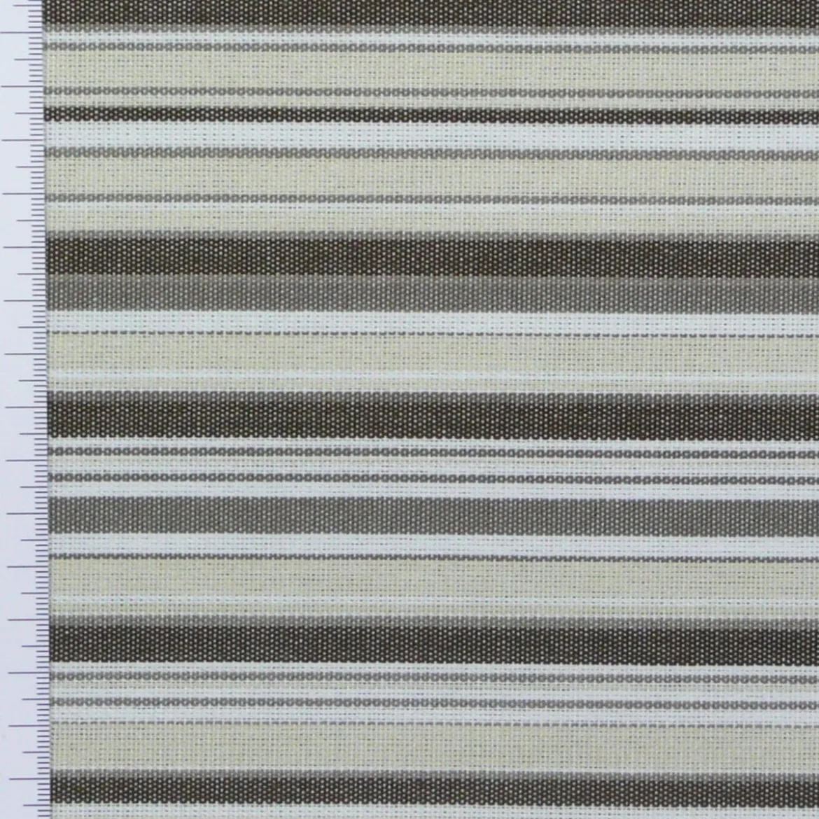 Outdoor Markisenstoff Gartenmöbelstoff Toldo Streifen braun creme