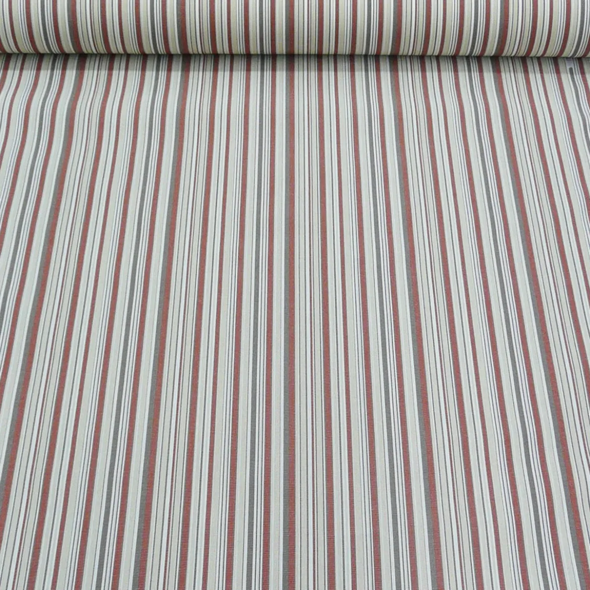 Outdoor Markisenstoff Gartenmöbelstoff Toldo Streifen terrakotta