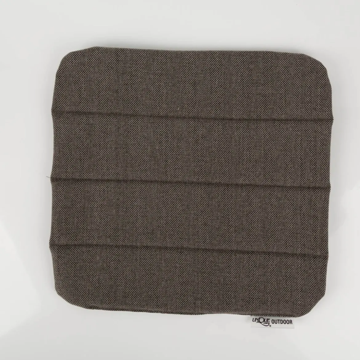 Outdoor Sitzkissen Elba uni meliert Struktur taupe 39x39x1cm