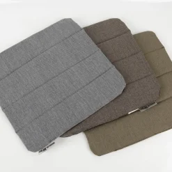 Outdoor Sitzkissen Elba uni meliert Struktur taupe 39x39x1cm