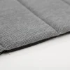 Outdoor Sitzkissen Elba uni meliert Struktur grau 39x39x1cm