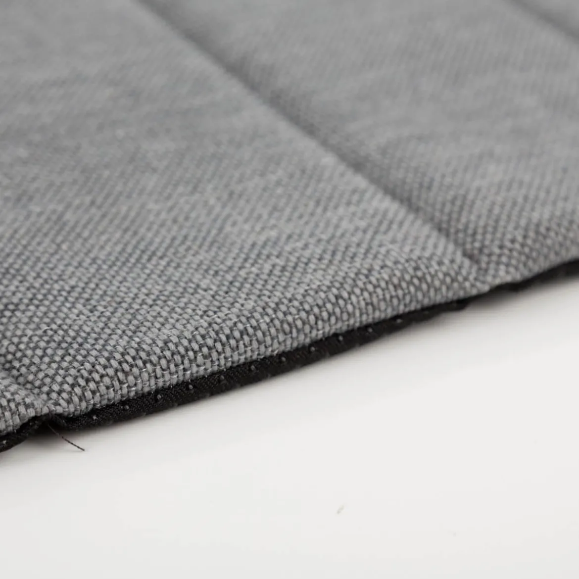Outdoor Sitzkissen Elba uni meliert Struktur grau 39x39x1cm